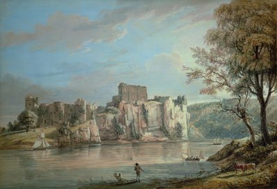 Kasteel Chepstow door Paul Sandby